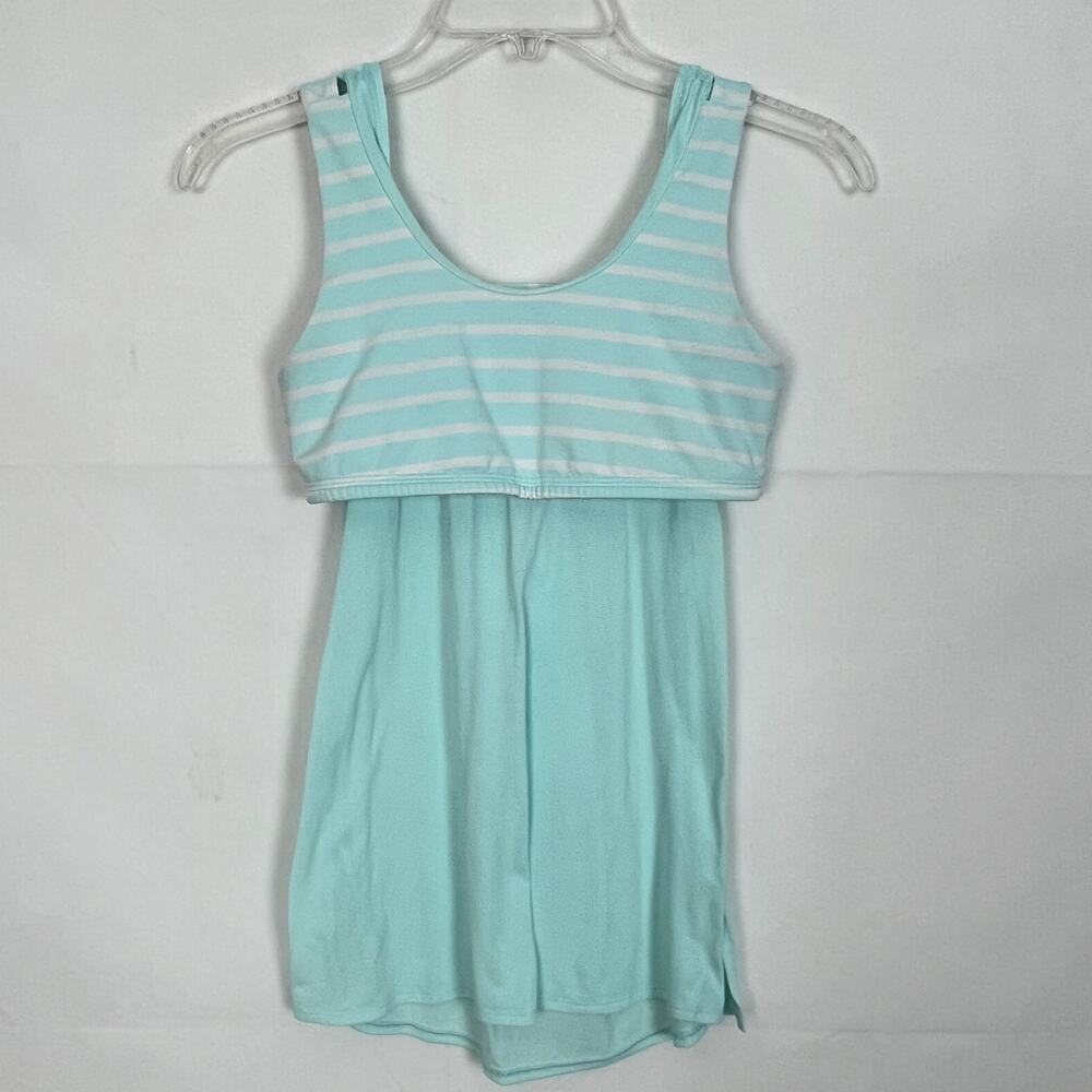 Ivivva Lululemon Youth Athletic Wear Blue Top Girls XL